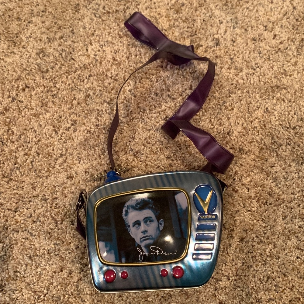 Collectible James Dean Mini Tv Tote